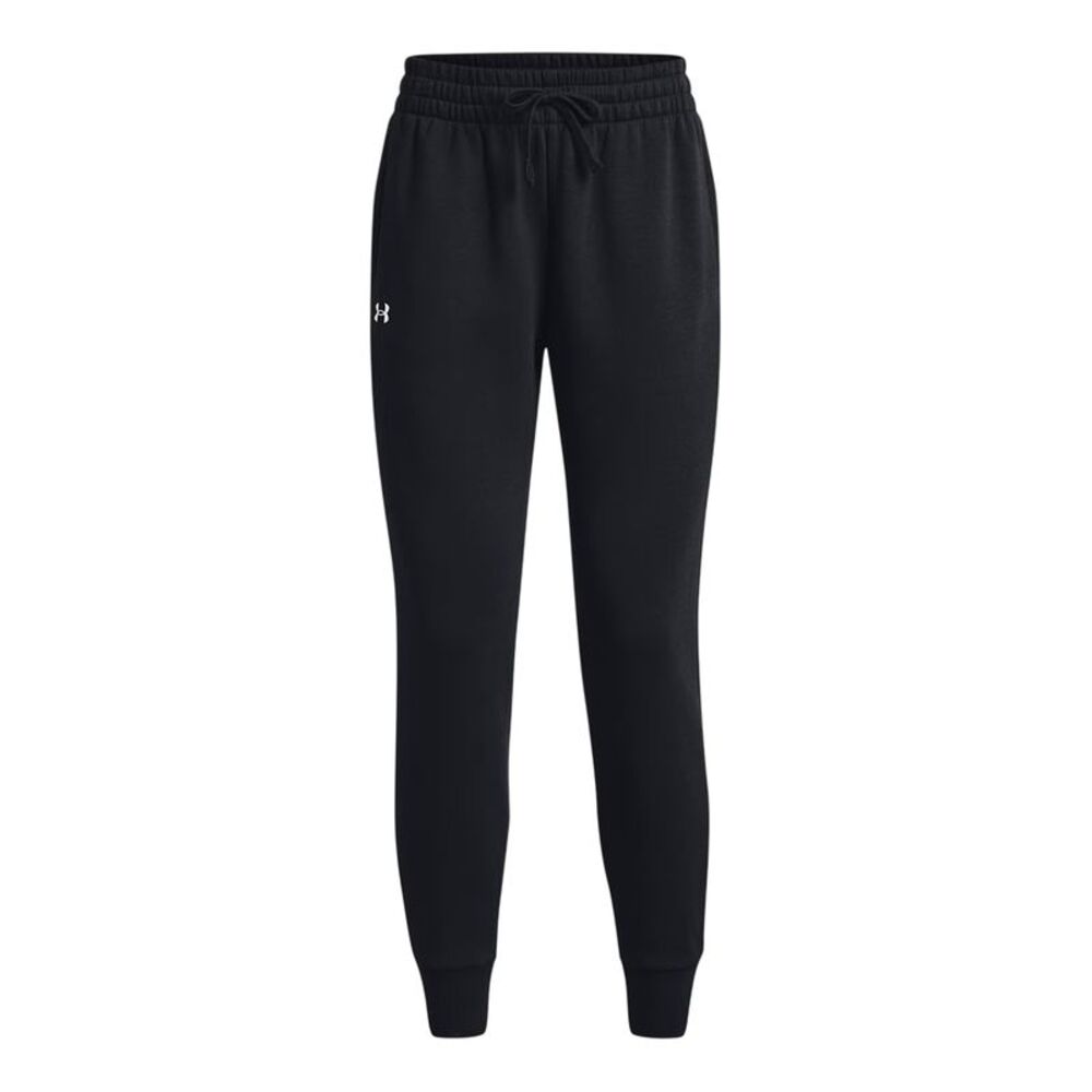 Under Armour Womens/Ladies Rival Tapered Sweatpants / Black